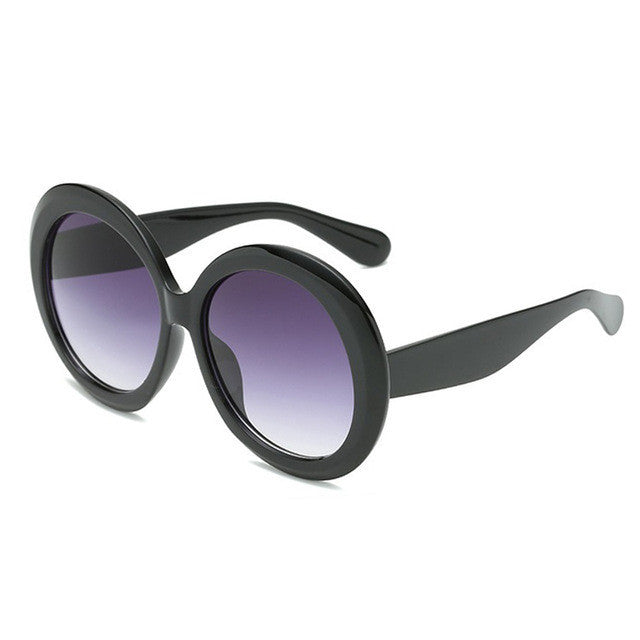 Sunglasses with large round frames