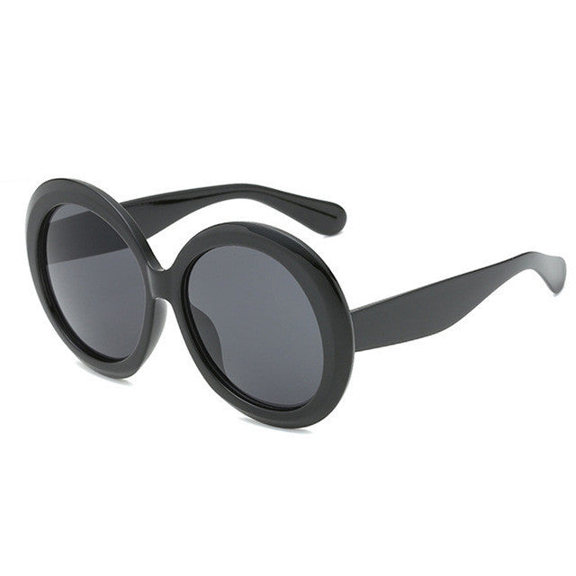 Sunglasses with large round frames