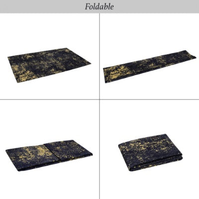 LOOM  LUXE 5x8 Area Rug For Bedroom, Washable Rug, Low-Pile, Non-Slip, Non-Shedding, Foldable, Kid Pet Friendly - Area Rugs For Living Room, Bedroom, Kitchen Wedding Gift